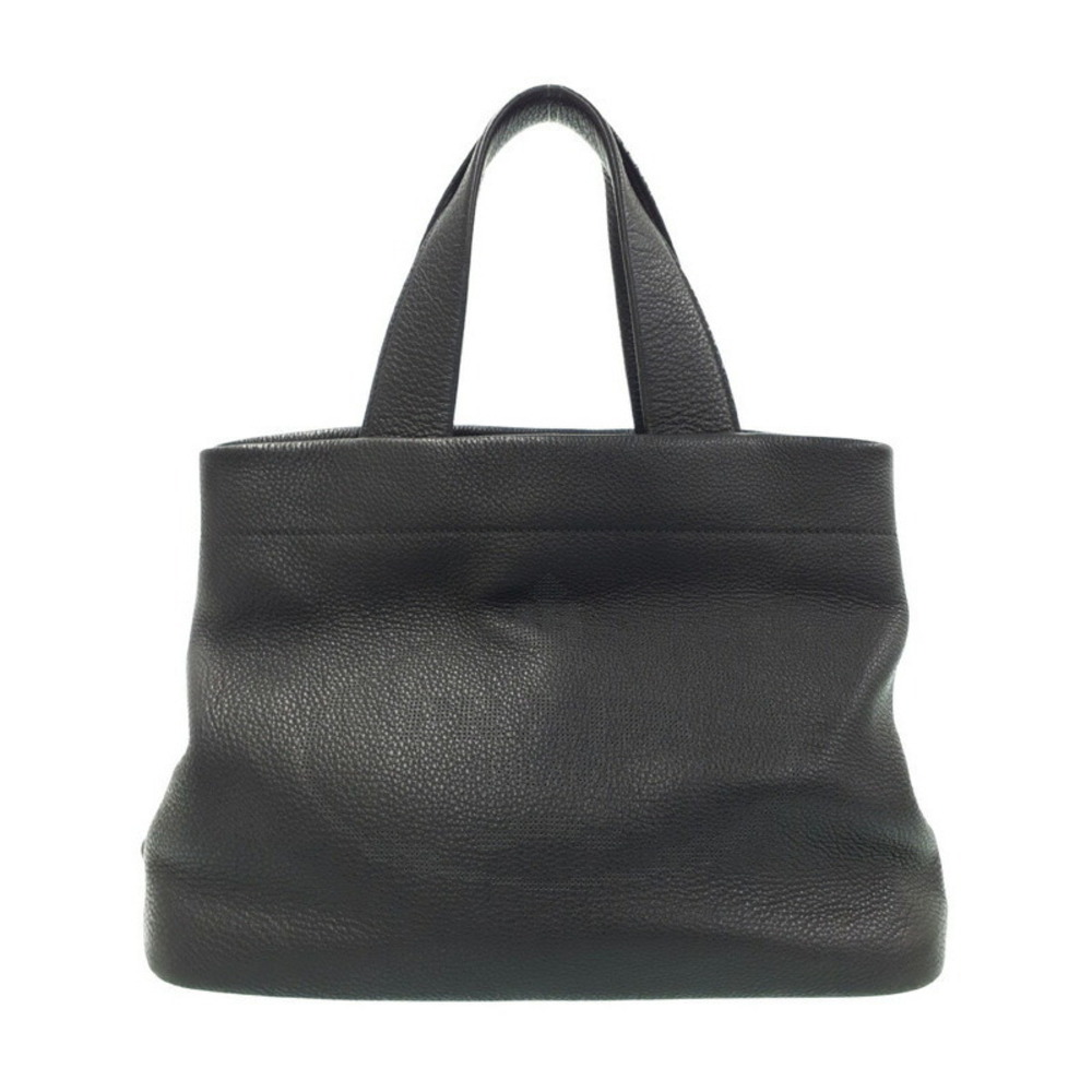 Prada Vitello Daino soft leather perforated logo tote bag